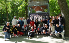 Tischtennis-Partys im Park