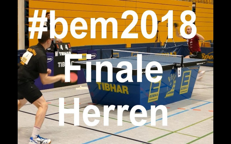 BEM 2018, Finale Herren-Einzel: Nico Christ vs. Marius Zaus I Match-Highlights